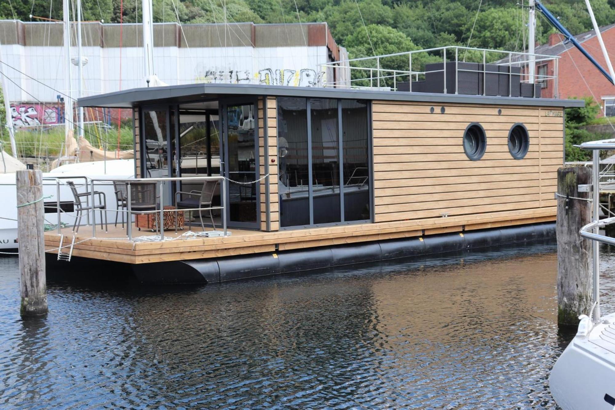 מלון Houseboat Leni פלאנסבורג מראה חיצוני תמונה