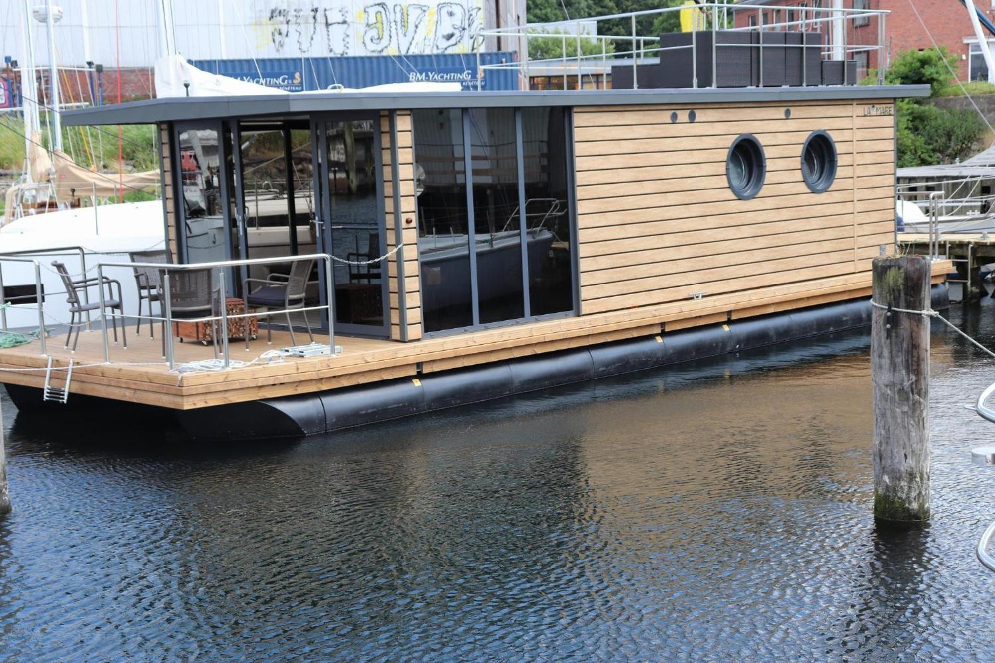 מלון Houseboat Leni פלאנסבורג מראה חיצוני תמונה