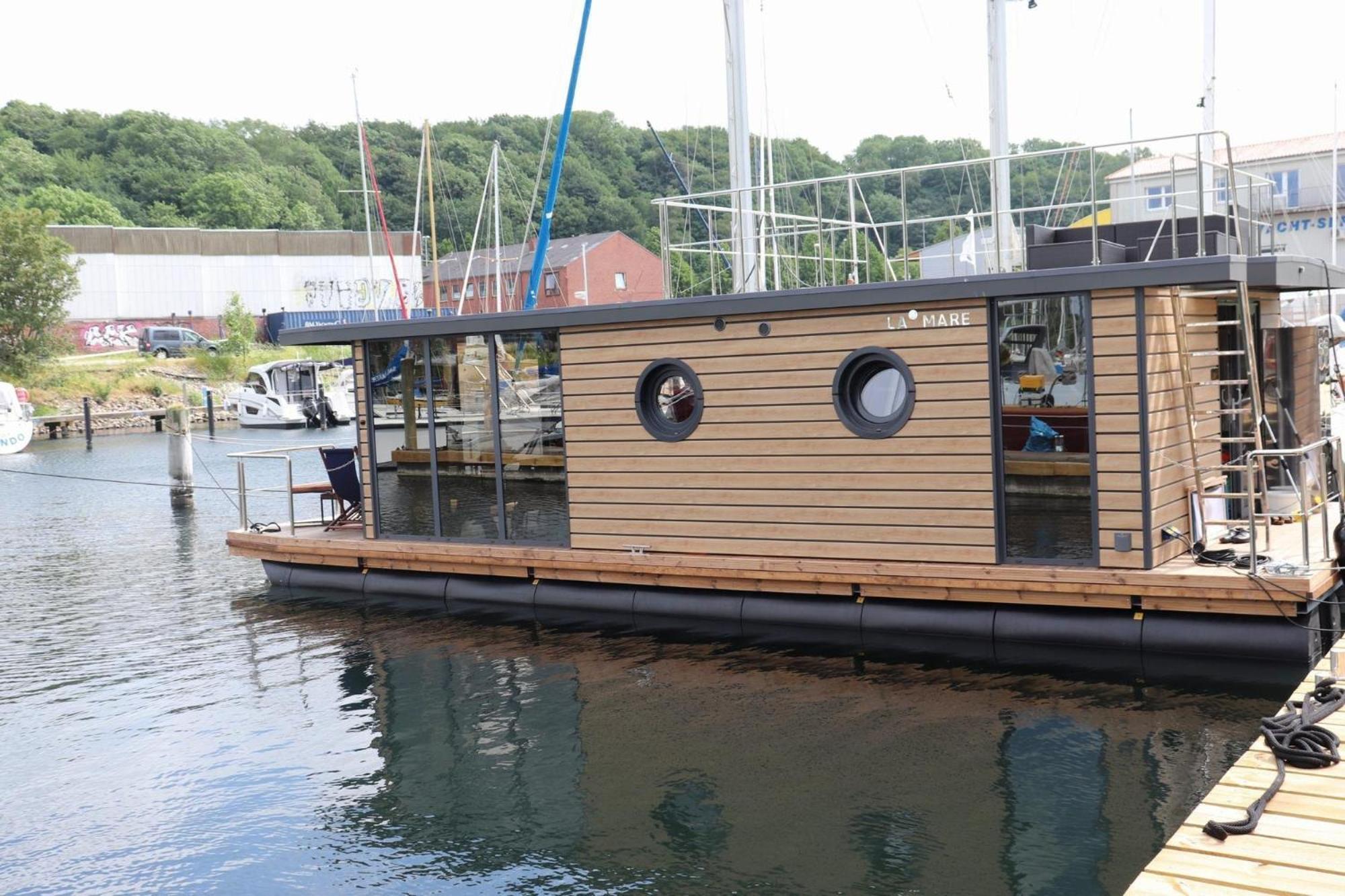 מלון Houseboat Leni פלאנסבורג מראה חיצוני תמונה